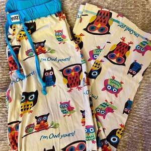 Women’s Lazy Ones medium pj pants I’m Owl 🦉 yours